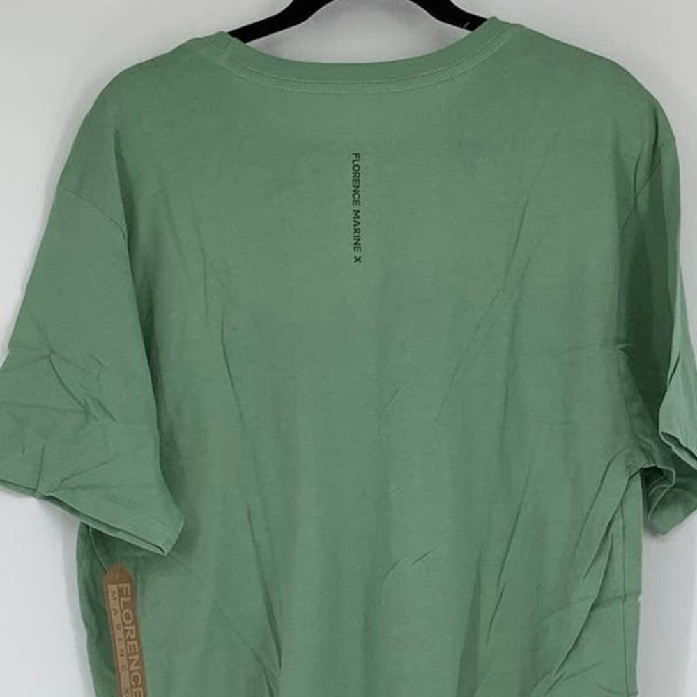 NEW! Florence Marine X Size Large GOTAE Organic T-Shirt Sage Tee $30 msrp M9-5 - Picture 7 of 10